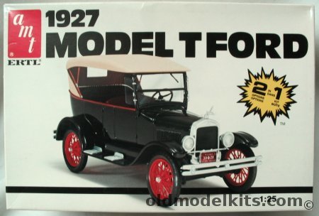 AMT 1/25 1927 Ford Model T Stock or Custom, 6582 plastic model kit